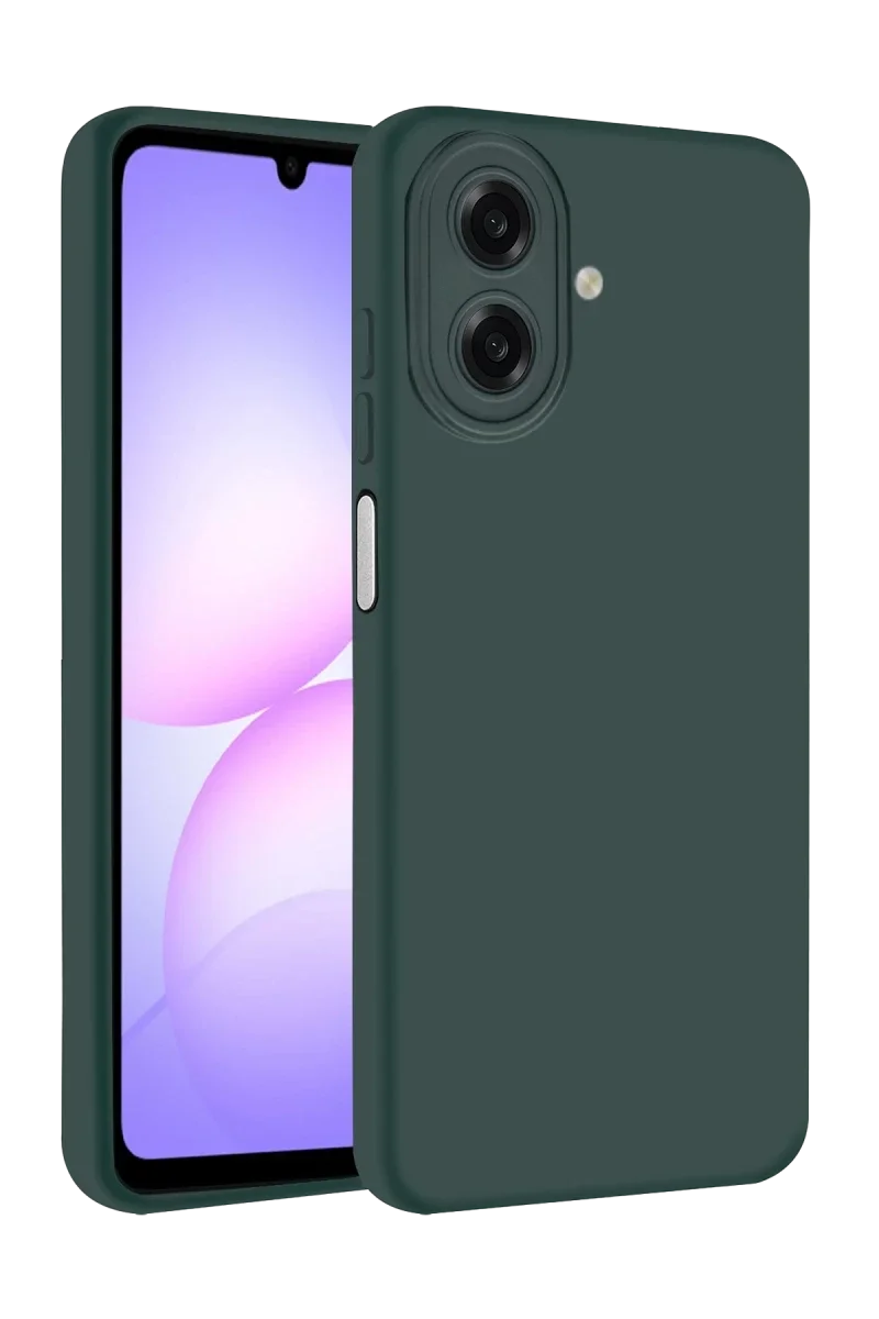 Samsung Galaxy A07 4G Nano içi Kadife Silikon - K.Yeşil Samsung Galaxy A07 4G Nano içi Kadife Silikon - K.Yeşil