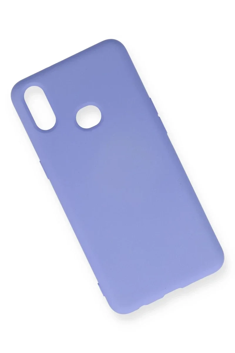 Samsung Galaxy A10S Kılıf Nano içi Kadife Silikon - Lila Samsung Galaxy A10S Kılıf Nano içi Kadife Silikon - Lila