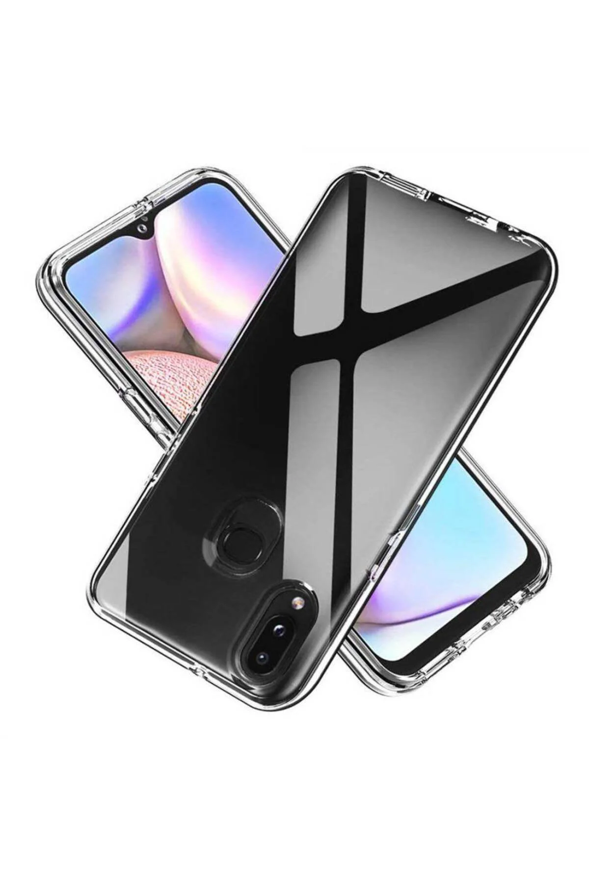 Samsung Galaxy A10S 2.0 MM Korumalı Silikon Kılıf Şeffaf