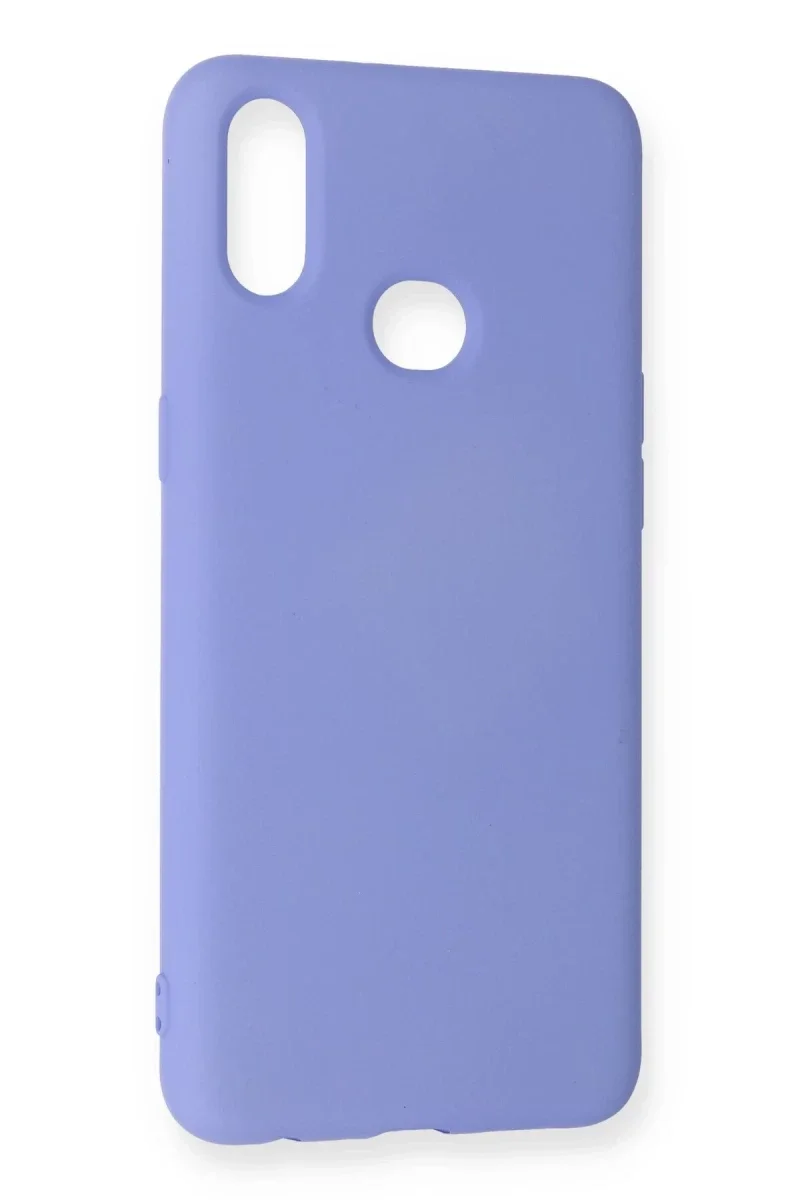 Samsung Galaxy A10S Kılıf Nano içi Kadife Silikon - Lila Samsung Galaxy A10S Kılıf Nano içi Kadife Silikon - Lila