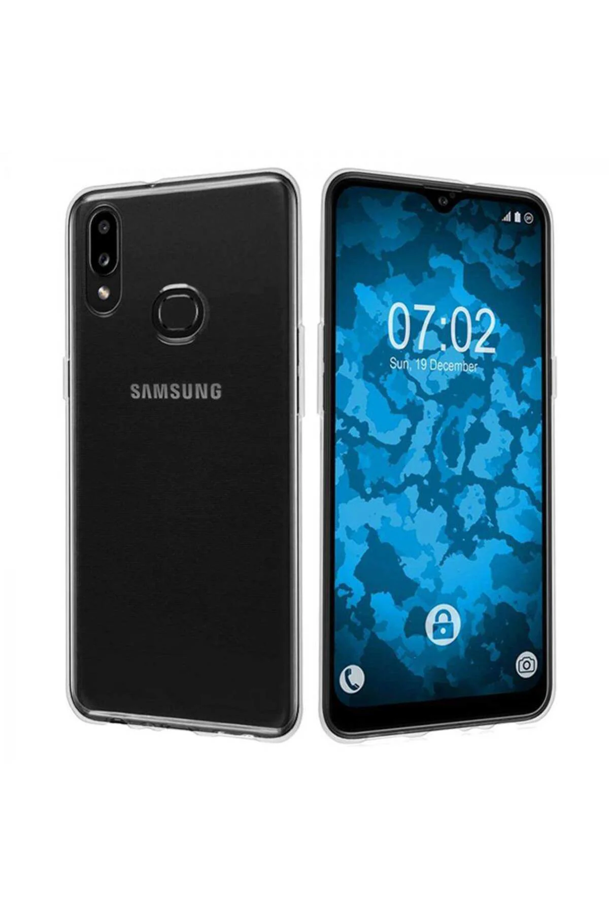 Samsung Galaxy A10S 2.0 MM Korumalı Silikon Kılıf Şeffaf