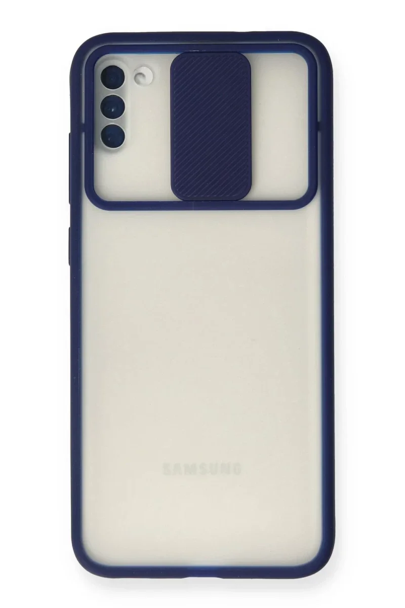 Samsung Galaxy A11 Kılıf Palm Buzlu Kamera Sürgülü Silikon - Lacivert Fiyatı, Yorumları ve Özellikleri