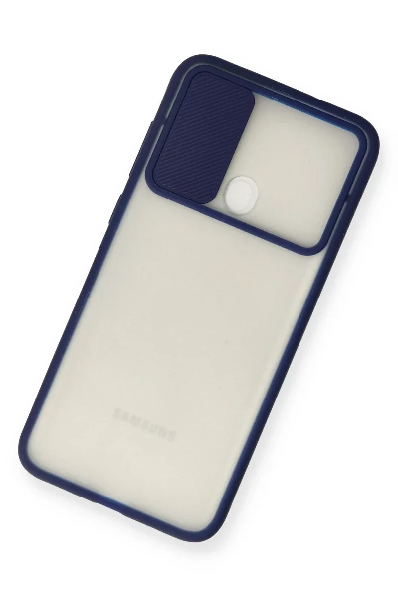 Samsung Galaxy A11 Kılıf Palm Buzlu Kamera Sürgülü Silikon - Lacivert Fiyatı, Yorumları ve Özellikleri