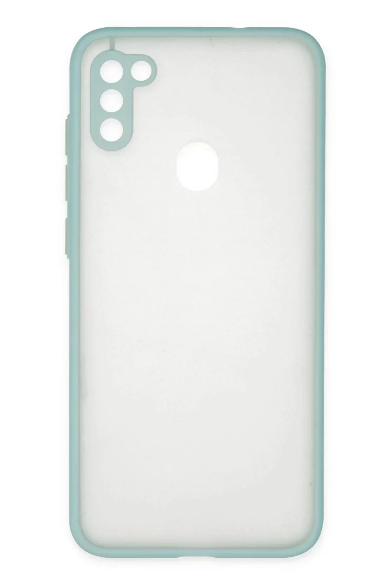 Samsung Galaxy A11 Kılıf Montreal Silikon Kapak - Turkuaz
