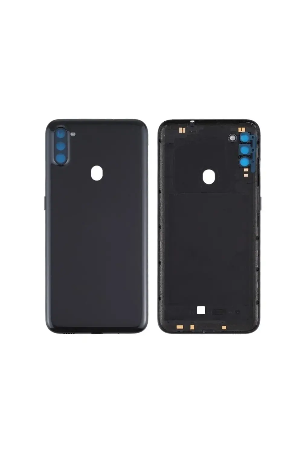 Samsung Galaxy A11 Logolu Kasa Kapak - Lens Ve Parmakizi Hariç Si