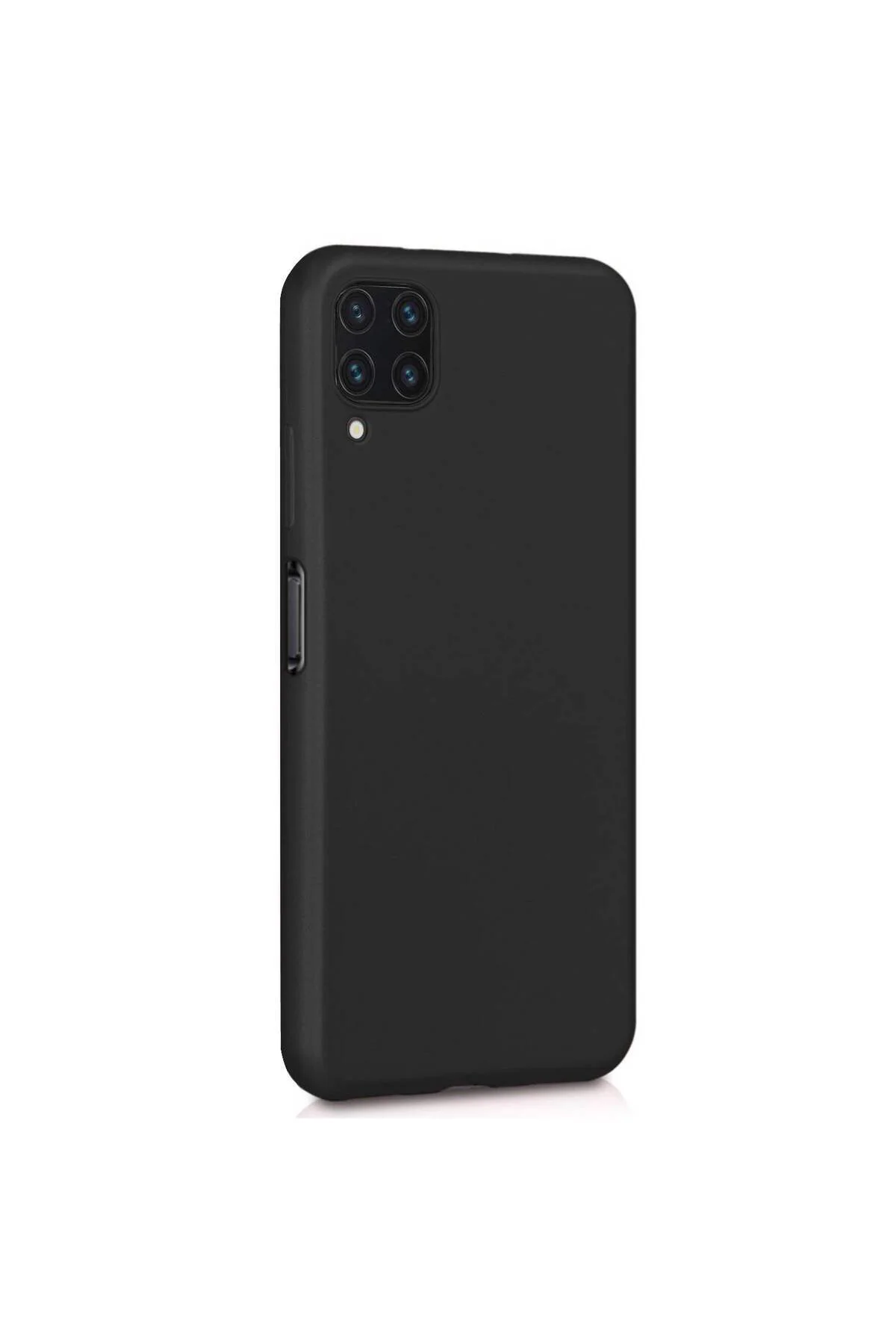 Samsung Galaxy A12 Premium Silikon Kılıf Siyah