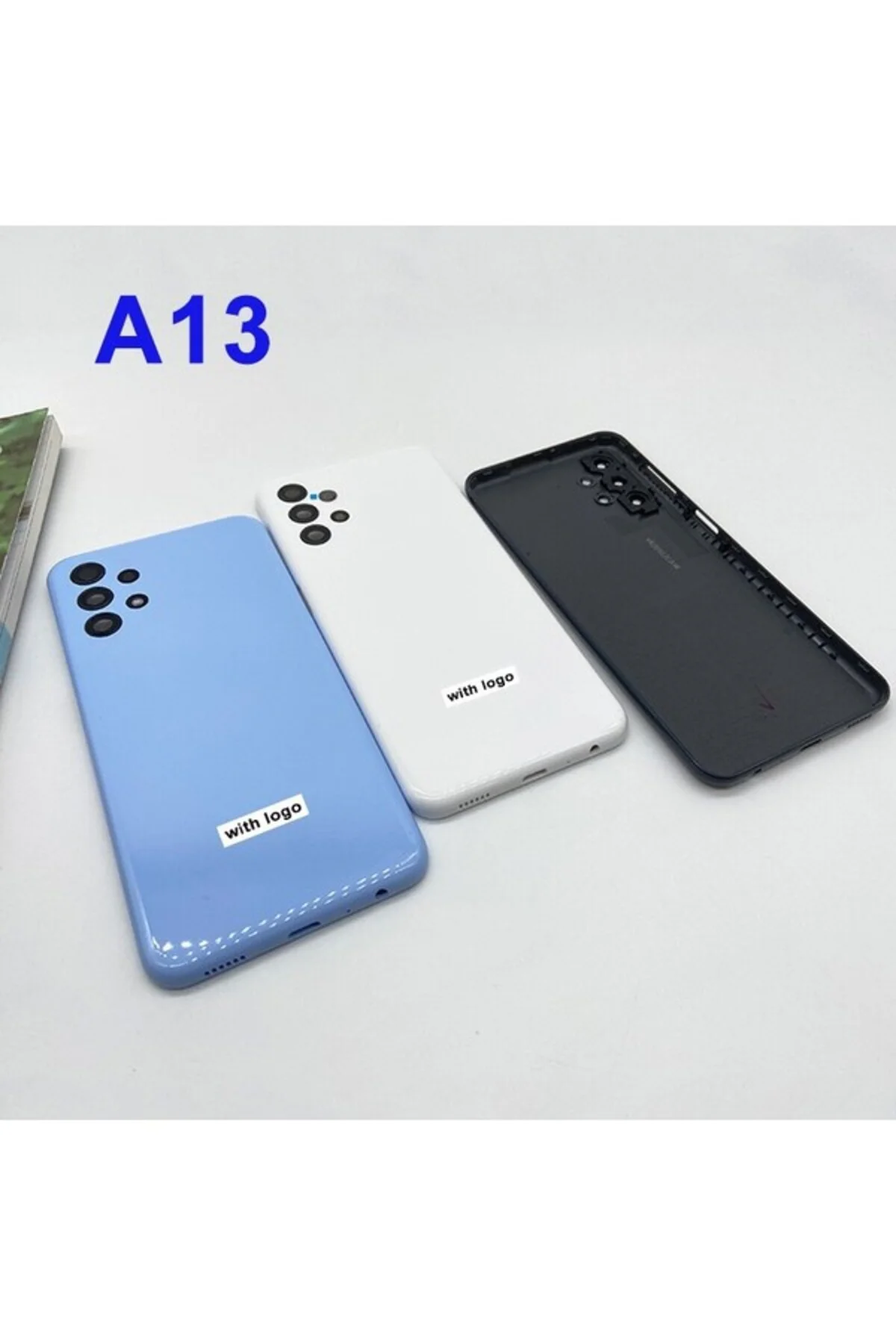 Samsung Galaxy A13 4g Arka Pil Kapağı Arka Kapı Konut Kapak Değiştirme Galaxy A13 Telefon Beyaz