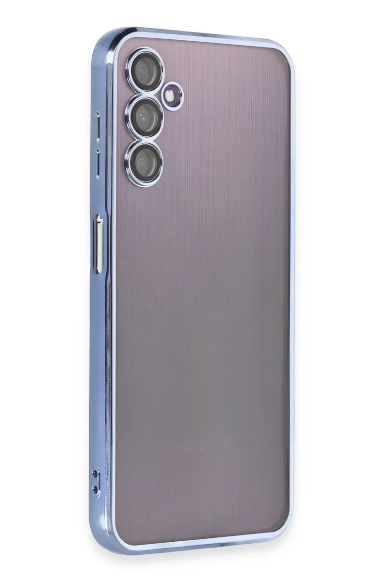 Samsung Galaxy A14 4G Kılıf Razer Lensli Silikon - Açık Mavi Samsung Galaxy A14 4G Kılıf Razer Lensli Silikon - Açık Mavi