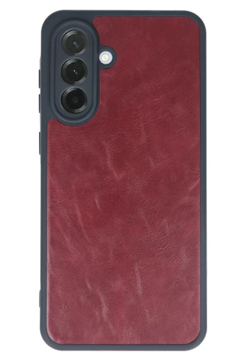Samsung Galaxy A15 4G Kılıf Aras Deri Kapak - Bordo Fiyatı, Yorumları ve Özellikleri