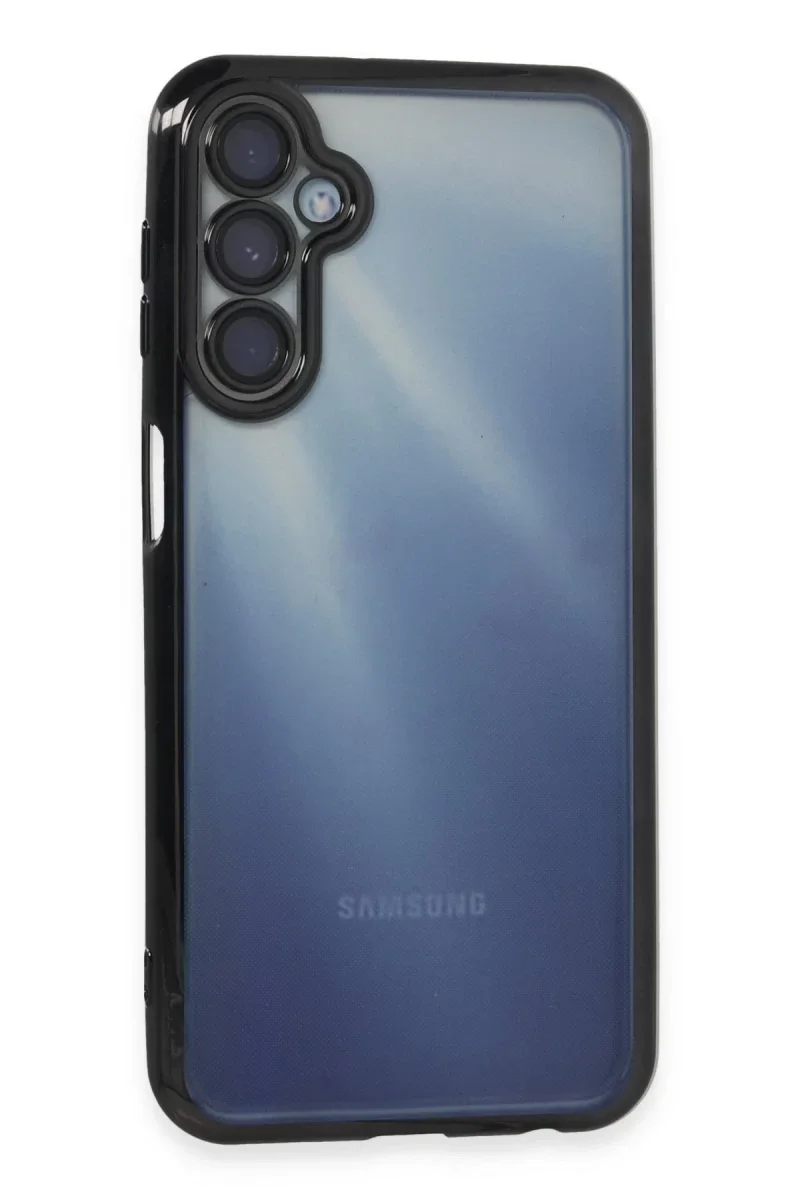 Samsung Galaxy A15 4G Kılıf Razer Lensli Silikon - Siyah Samsung Galaxy A15 4G Kılıf Razer Lensli Silikon - Siyah