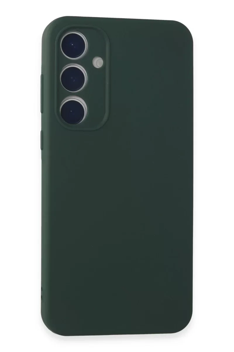 Samsung Galaxy A15 4G Kılıf First Silikon - Koyu Yeşil Samsung Galaxy A15 4G Kılıf First Silikon - Koyu Yeşil
