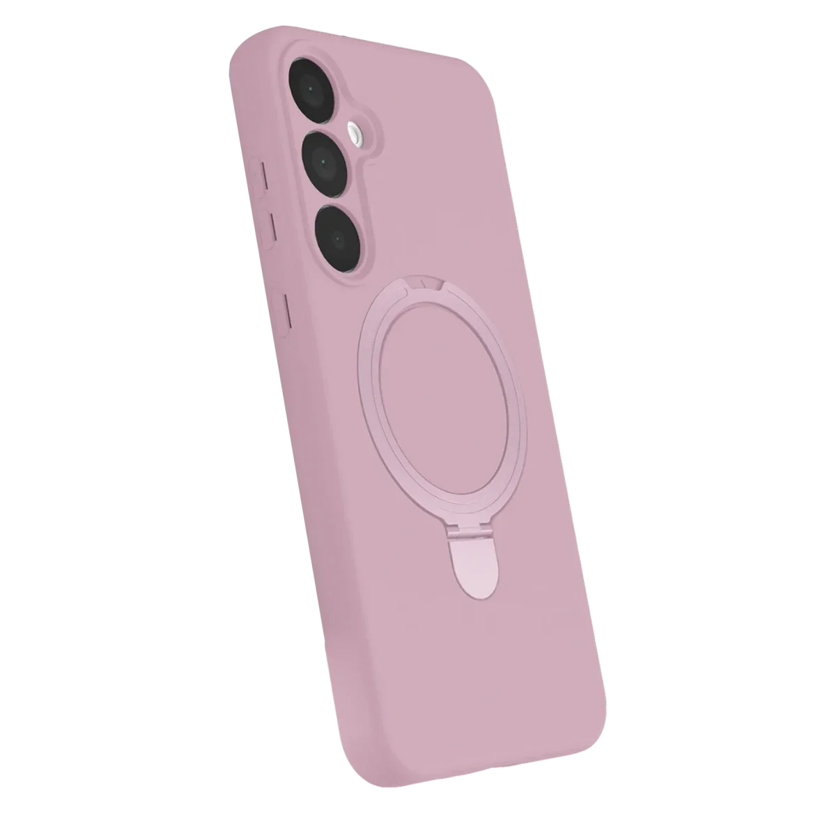 Samsung Galaxy A15 4G Regal Magsafe Standlı Kapak - Açık Pembe