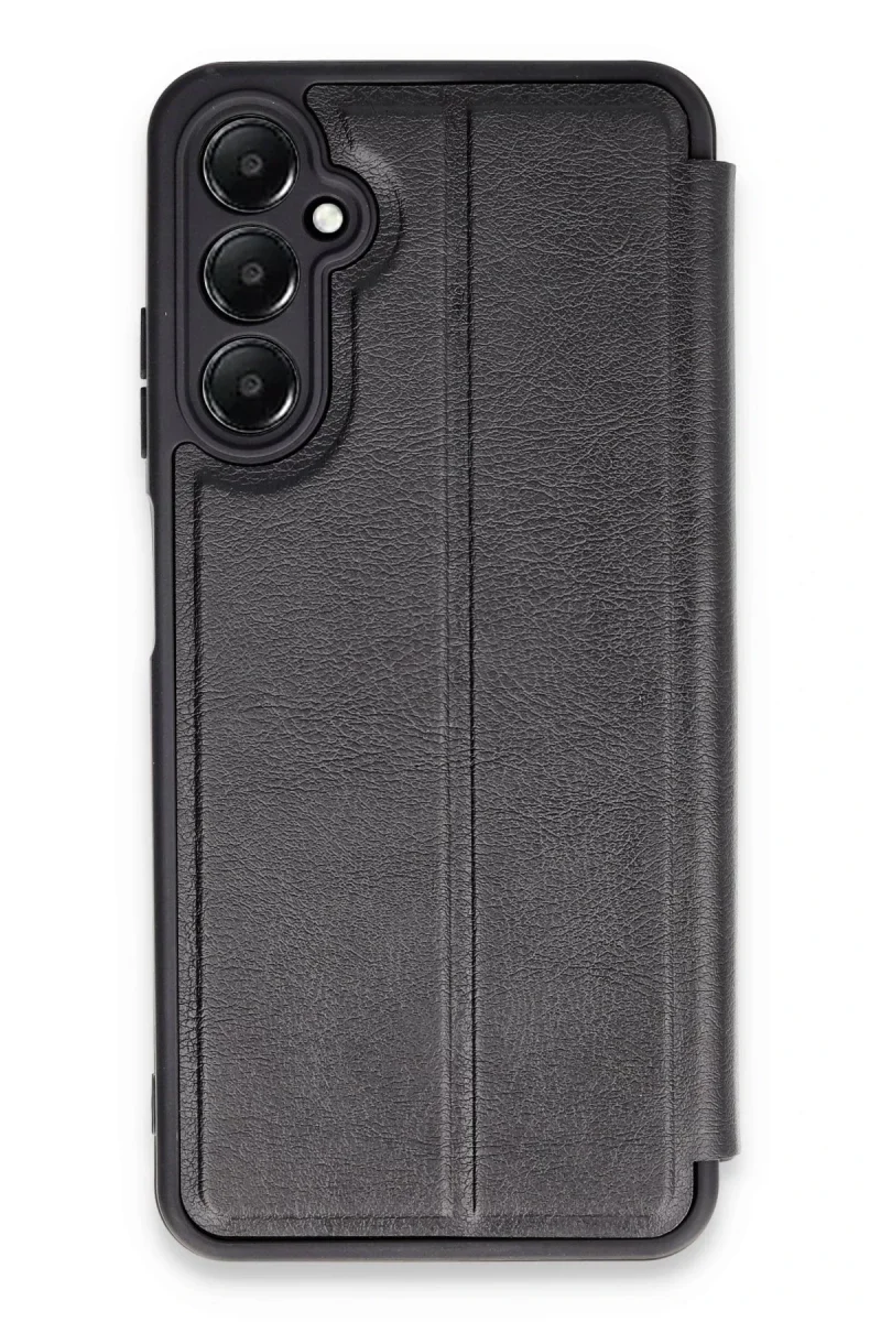 Samsung Galaxy A15 4G Kılıf Flip Cover - Siyah Samsung Galaxy A15 4G Kılıf Flip Cover - Siyah