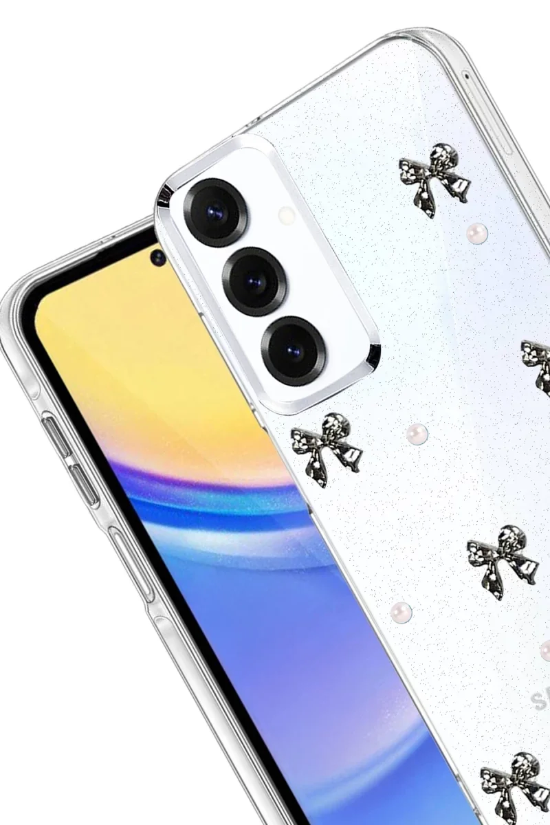 Samsung Galaxy A15 4G Fiyonk Desenli Kapak - Desen 8 Samsung Galaxy A15 4G Fiyonk Desenli Kapak - Desen 8