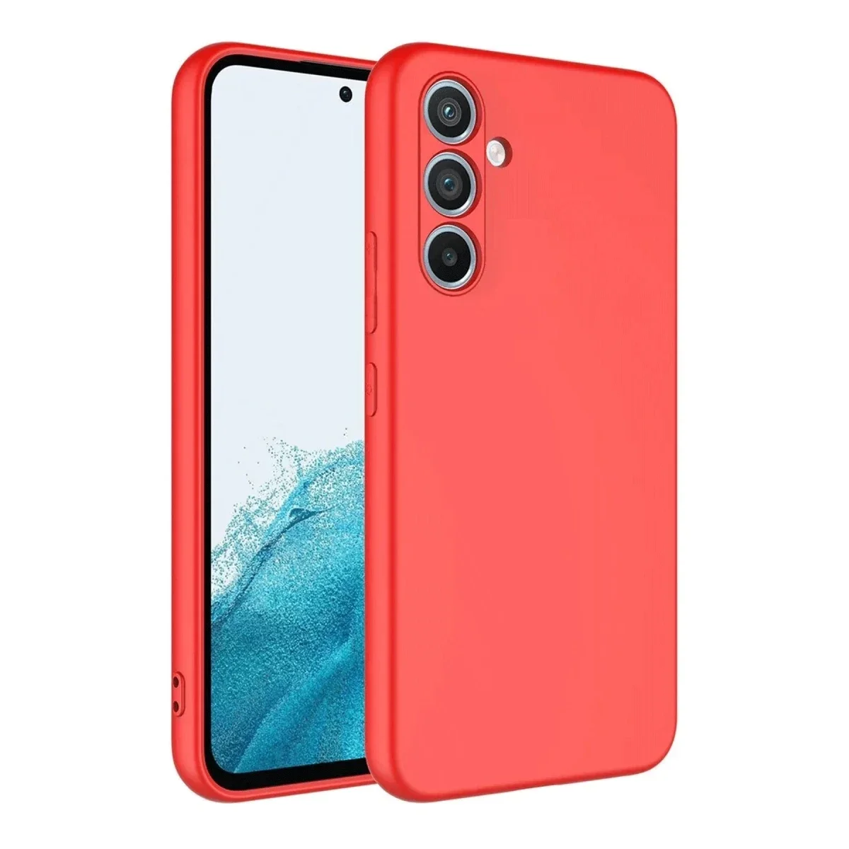 Samsung Galaxy A16 5G Kılıf First Silikon - Kırmızı Samsung Galaxy A16 5G Kılıf First Silikon - Kırmızı
