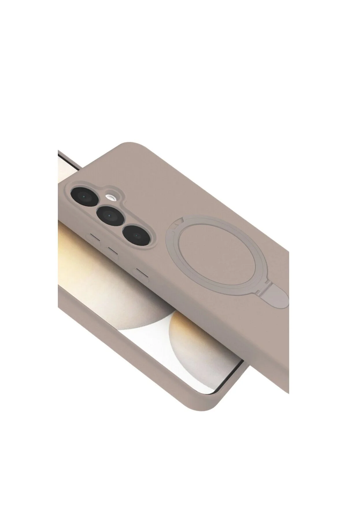 Samsung Galaxy A16 5g Regal Magsafe Standlı Kapak - Çöl Titanyum Samsung Galaxy A16 5g Regal Magsafe Standlı Kapak - Çöl Titanyum