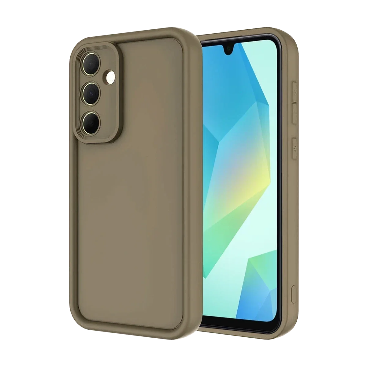 Samsung Galaxy A16 5G Kılıf Viera Silikon - Kahverengi Samsung Galaxy A16 5G Kılıf Viera Silikon - Kahverengi