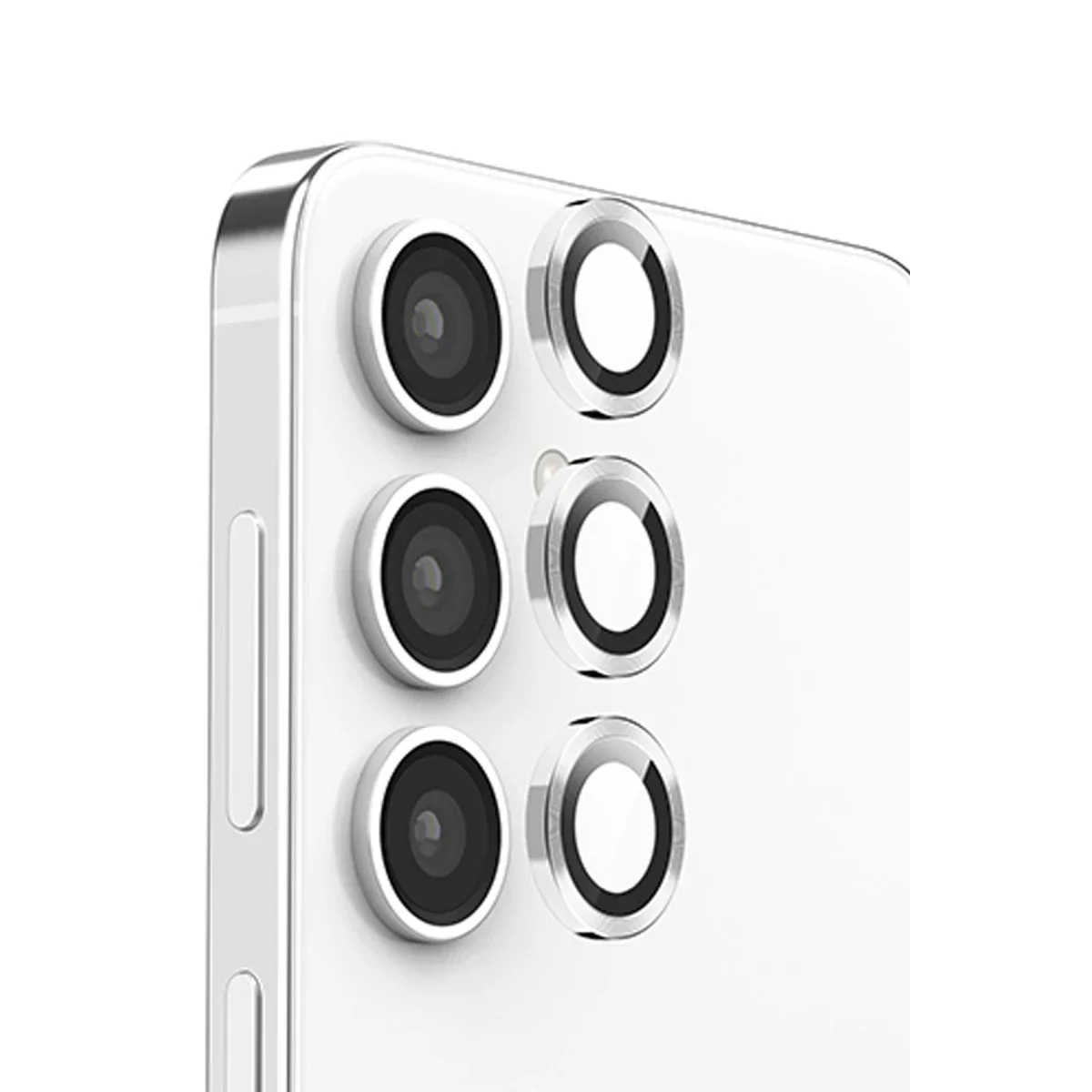 Samsung Galaxy A16 5G Raze Metal Kamera Lens - Gümüş Samsung Galaxy A16 5G Raze Metal Kamera Lens - Gümüş