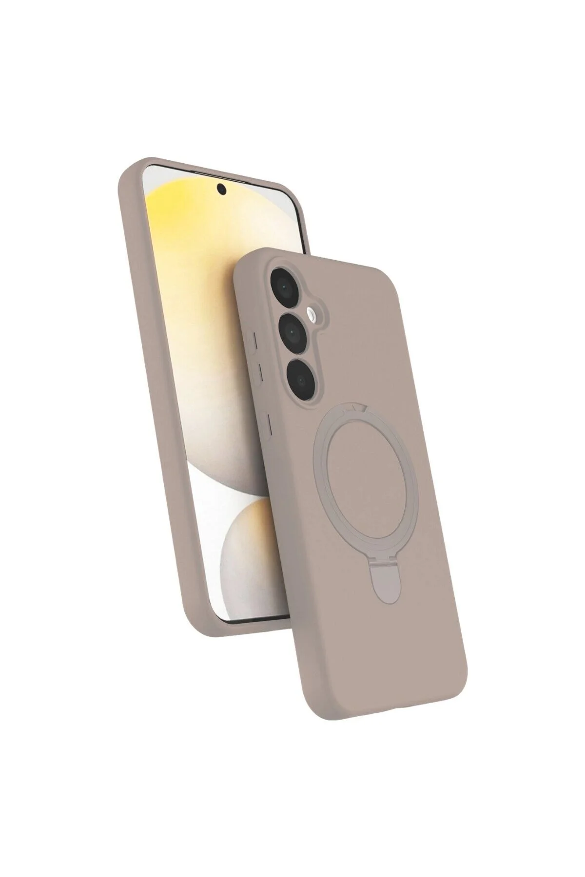 Samsung Galaxy A16 5g Regal Magsafe Standlı Kapak - Çöl Titanyum Samsung Galaxy A16 5g Regal Magsafe Standlı Kapak - Çöl Titanyum