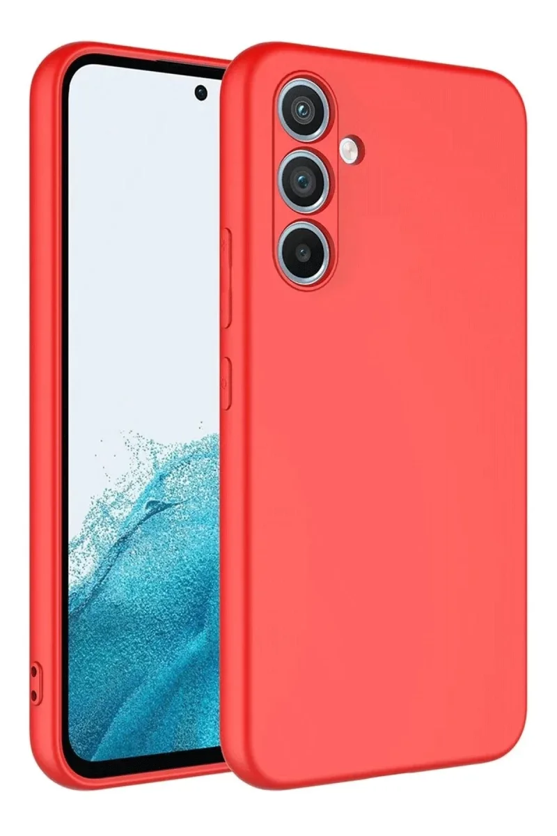 Samsung Galaxy A16 5G Kılıf First Silikon - Kırmızı Samsung Galaxy A16 5G Kılıf First Silikon - Kırmızı