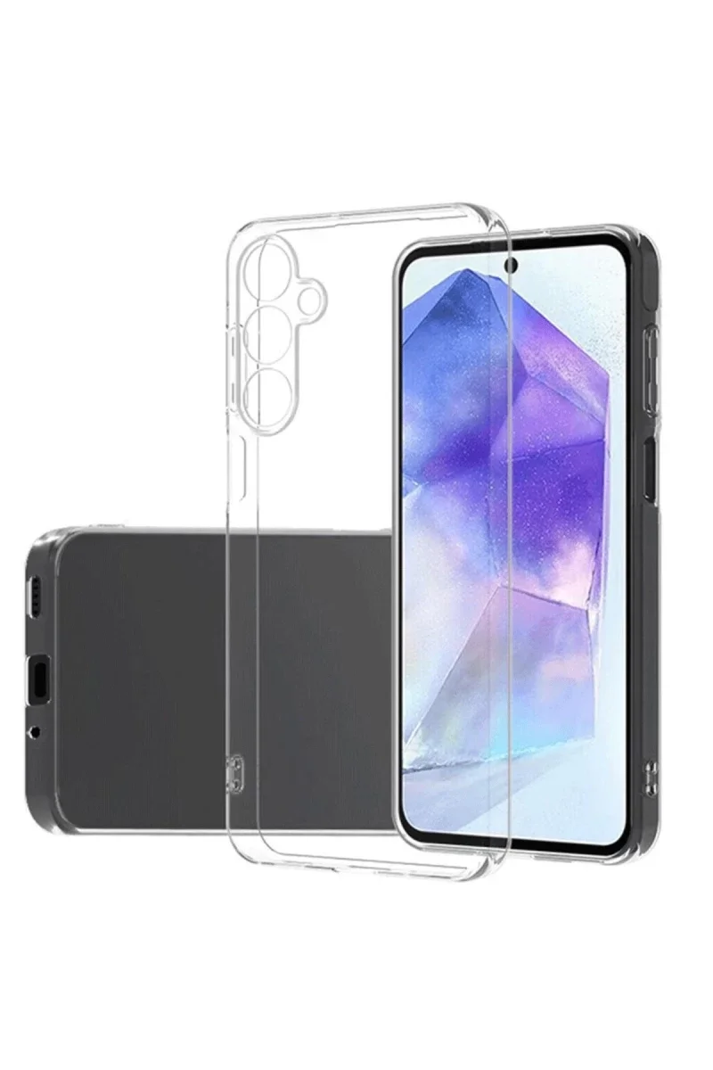 Samsung Galaxy A16 5G Kılıf Lüx Şeffaf Silikon Samsung Galaxy A16 5G Kılıf Lüx Şeffaf Silikon