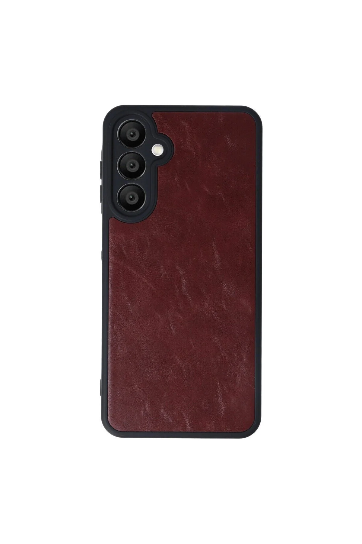 Samsung Galaxy A16 5g Kılıf Aras Deri Kapak - Bordo