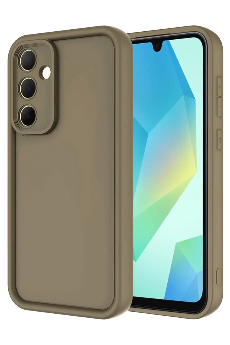 Samsung Galaxy A16 5G Kılıf Viera Silikon - Kahverengi Samsung Galaxy A16 5G Kılıf Viera Silikon - Kahverengi