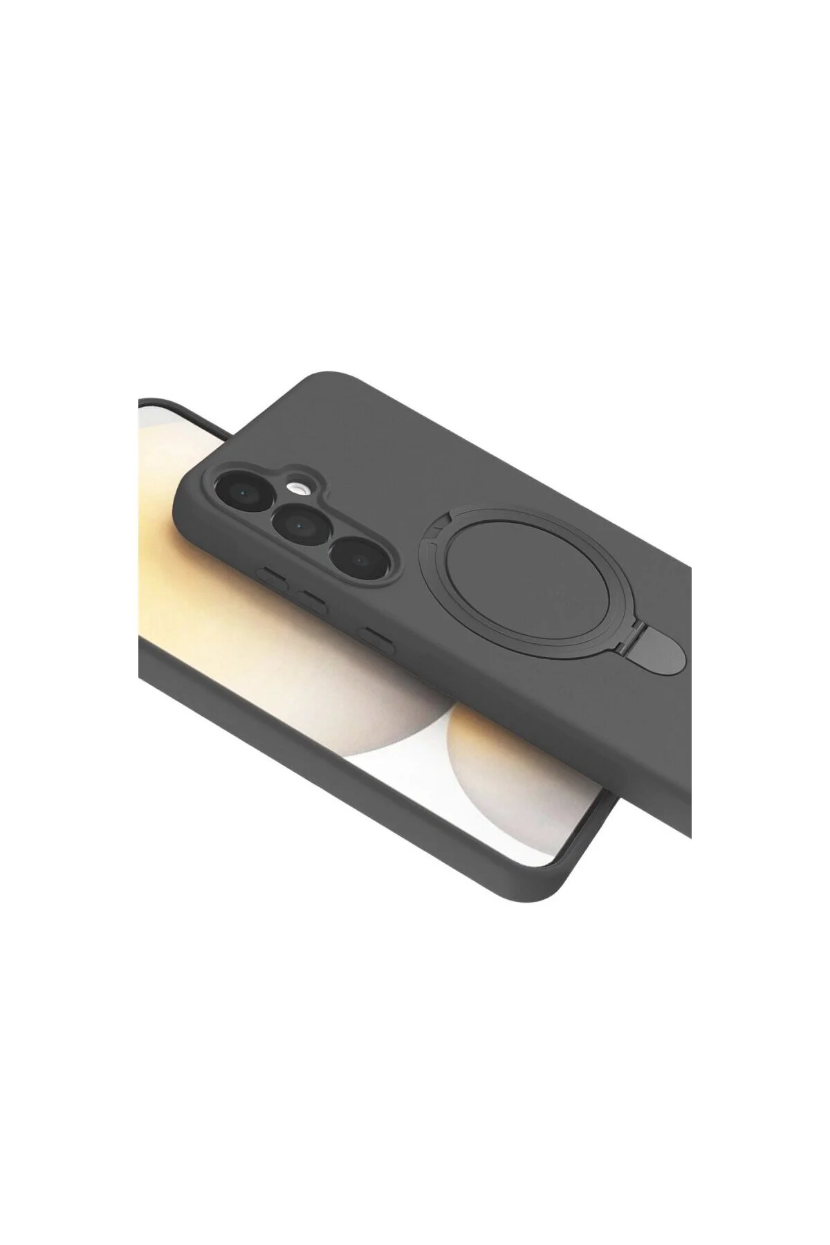 Samsung Galaxy A16 5g Regal Magsafe Standlı Kapak - Titan Gri