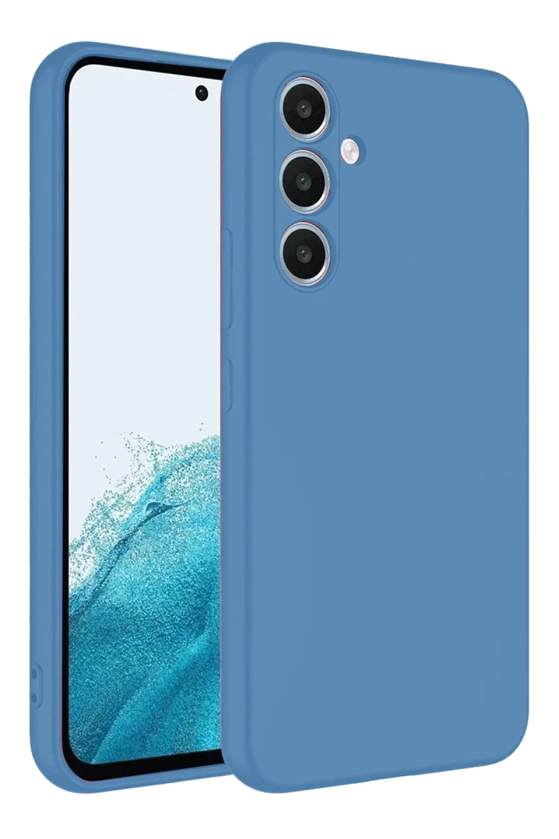 Samsung Galaxy A16 5G Kılıf First Silikon - Mavi Samsung Galaxy A16 5G Kılıf First Silikon - Mavi