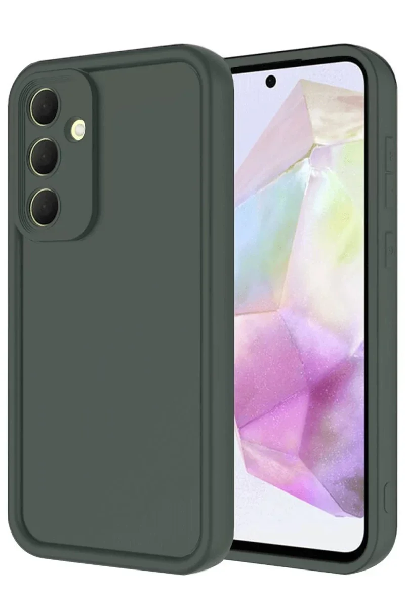 Samsung Galaxy A16 5G Kılıf Viera Silikon - Koyu Yeşil Samsung Galaxy A16 5G Kılıf Viera Silikon - Koyu Yeşil