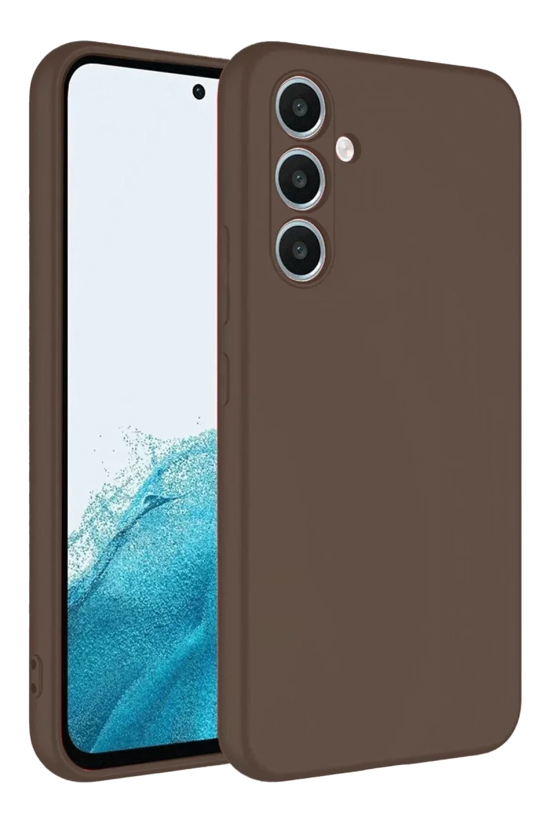 Samsung Galaxy A16 5G Kılıf First Silikon - Kahverengi Samsung Galaxy A16 5G Kılıf First Silikon - Kahverengi