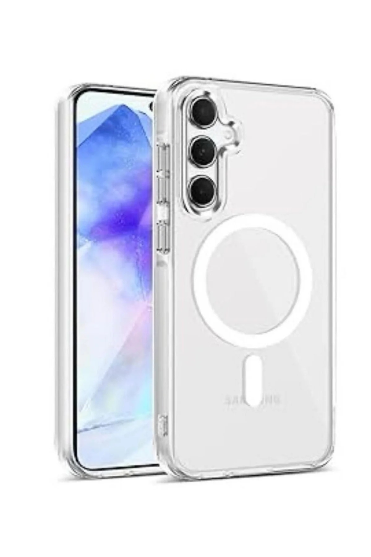 Samsung Galaxy A16 Şeffaf Magsafe Case Telefon Kılıfı