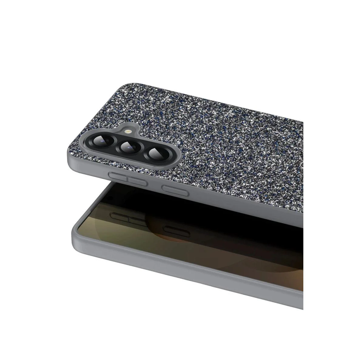 Samsung Galaxy A17 5g ile Uyumlu Simli Kapak - Boncuk İşlemeli Gümüş Telefon Kılıfı Fiyatı, Yorumları ve Özellikleri