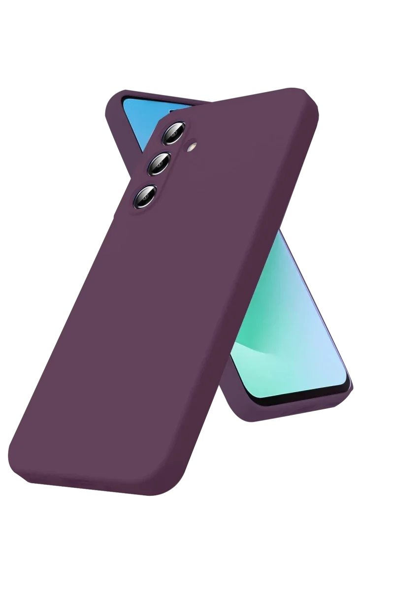 Samsung Galaxy A17 5G First Silikon - Mürdüm Samsung Galaxy A17 5G First Silikon - Mürdüm