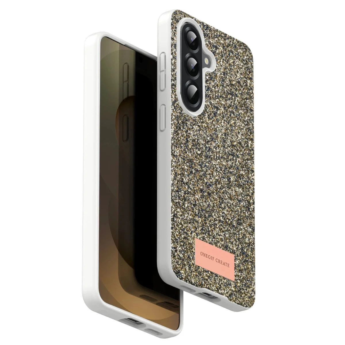 Samsung Galaxy A17 5G ile Uyumlu Simli Kapak - Gold Fiyatı, Yorumları ve Özellikleri