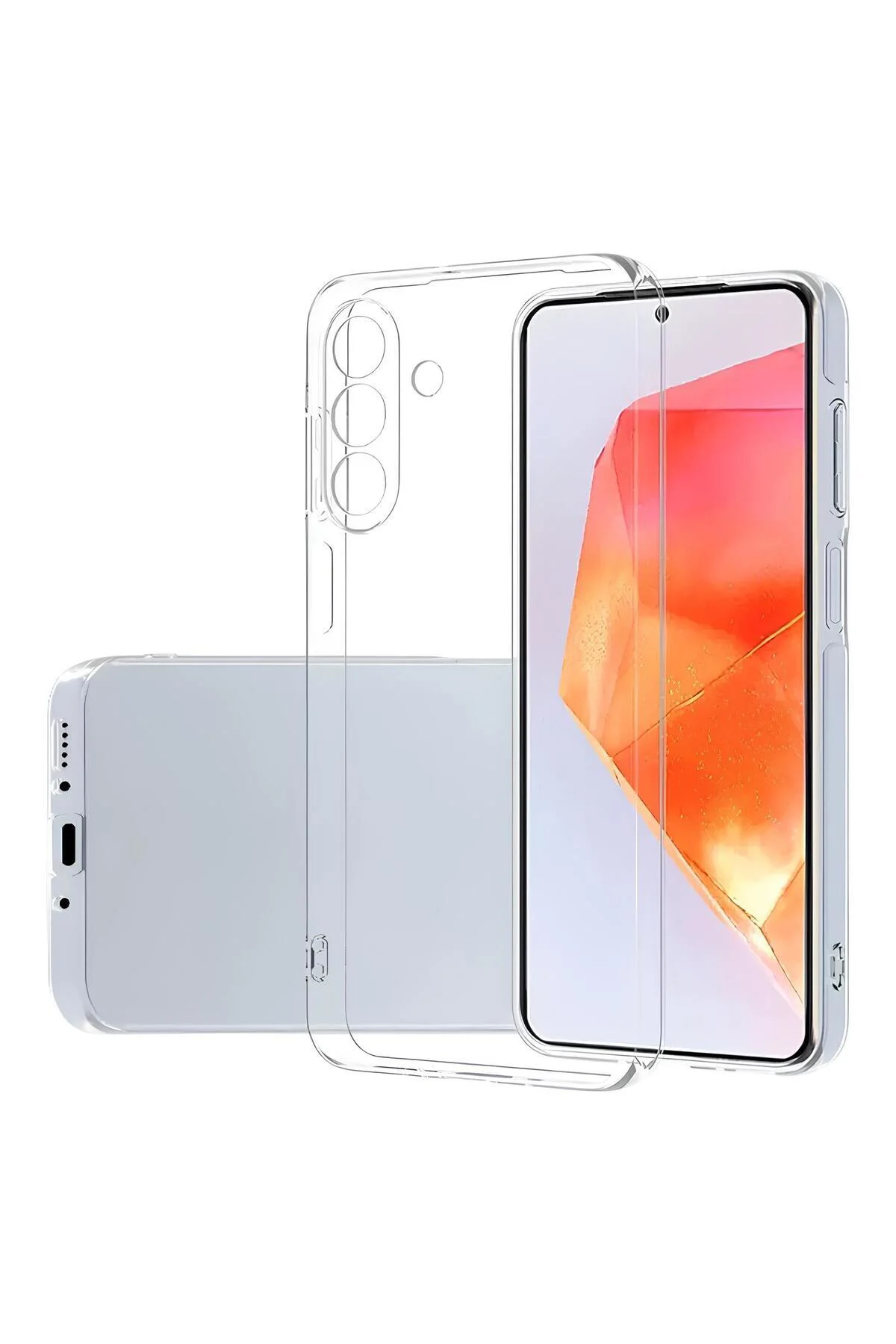 Samsung Galaxy A17 Premium Şeffaf Silikon Kılıf