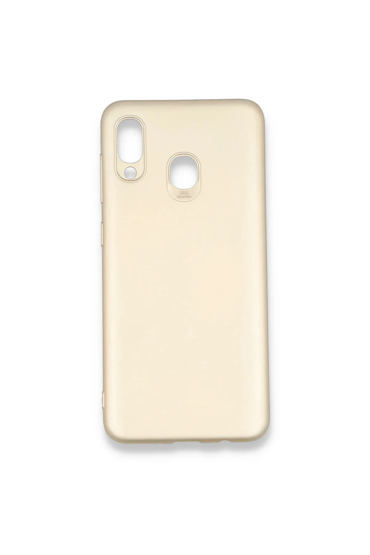 Samsung Galaxy A20 (A205F) Premium Silikon Kılıf Gold