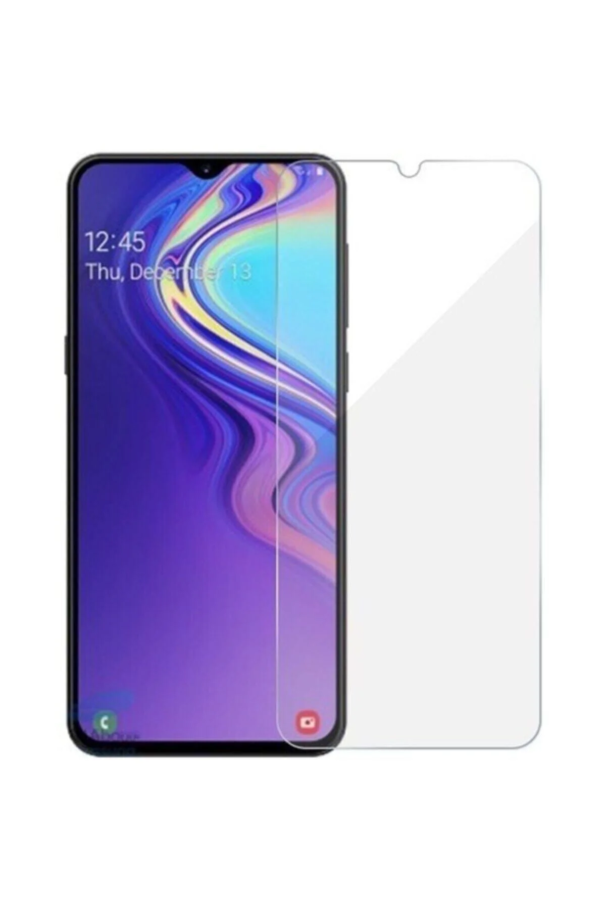 Samsung Galaxy A20 Ekran Koruyucu 9h Sert Temperli Kırılmaz Cam Koruma Şeffaf