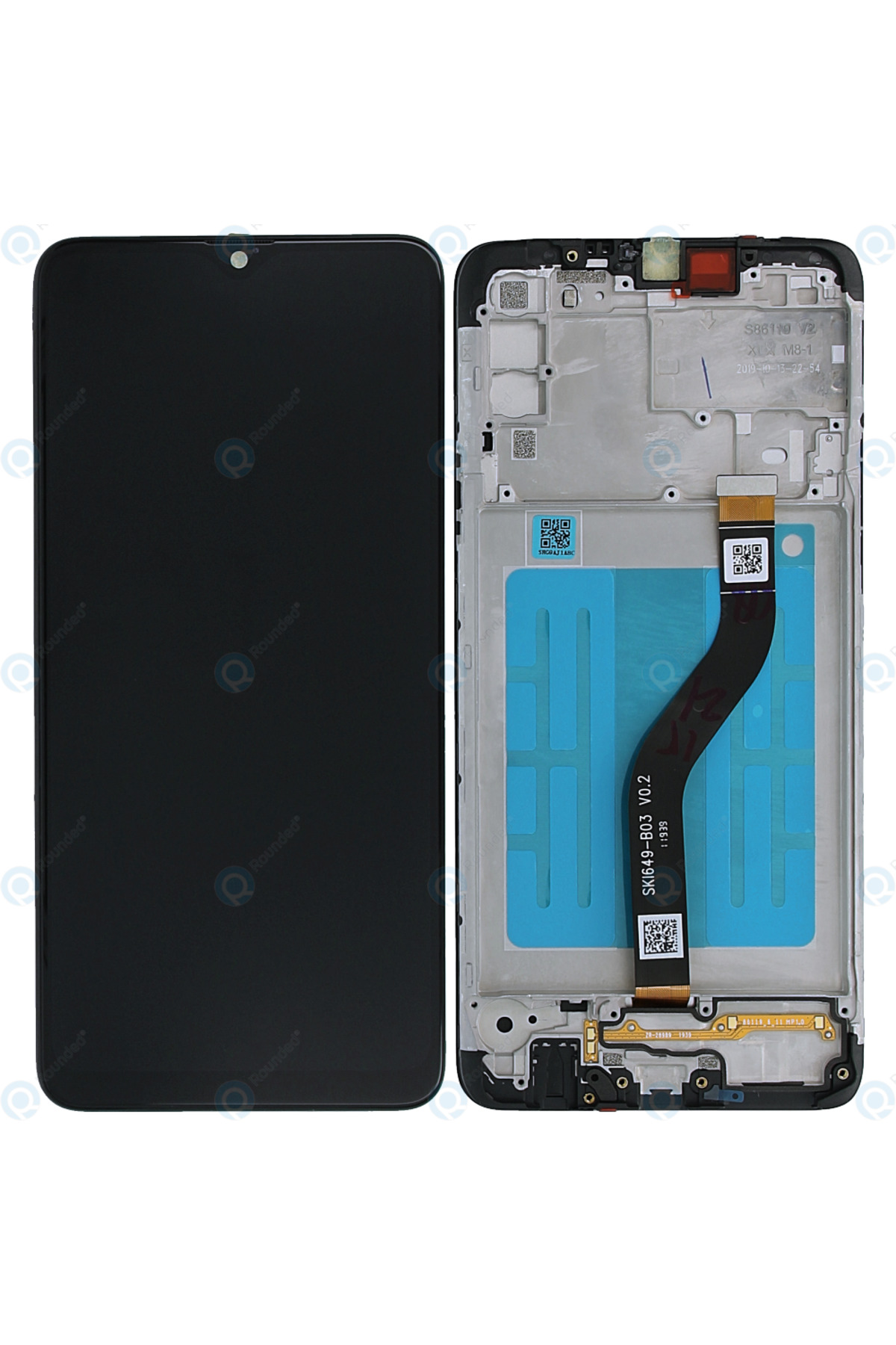 Samsung Galaxy A20s Uyumlu Çıtalı Oled Lcd Ekran Dokunmatik Sm-a2