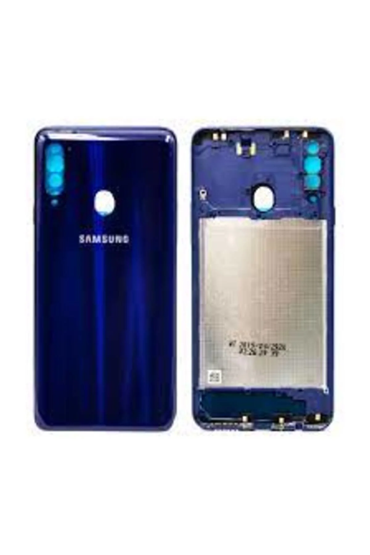 Samsung Galaxy A20s Kasa Kapak - Yan Tuşlar Dahil Sm-a207f A20s Mavi Samsung Galaxy A20s Kasa Kapak - Yan Tuşlar Dahil Sm-a207f A20s Mavi