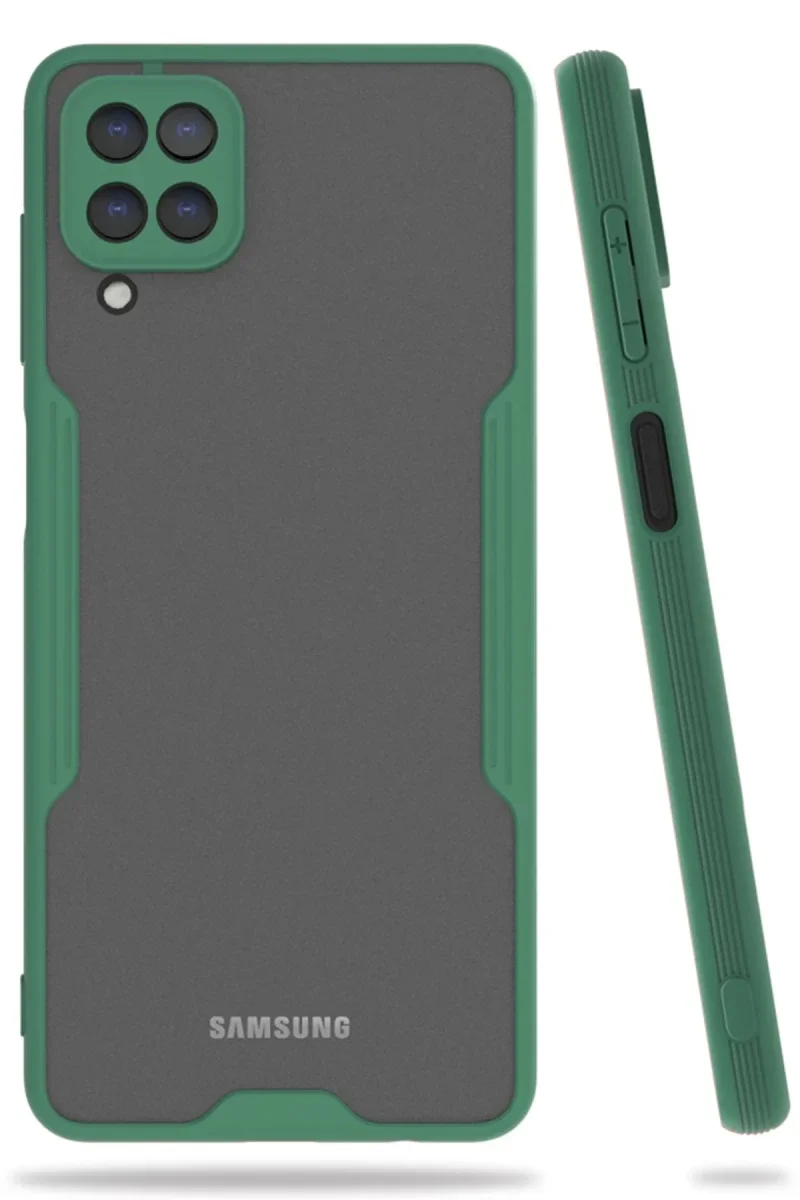 Samsung Galaxy A22 Kılıf Platin Silikon - Yeşil