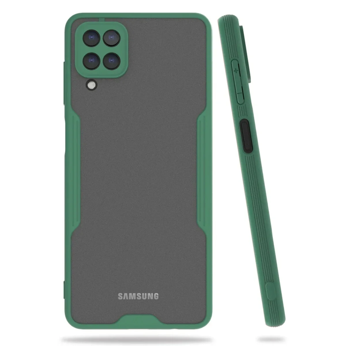 Samsung Galaxy A22 Kılıf Platin Silikon - Yeşil