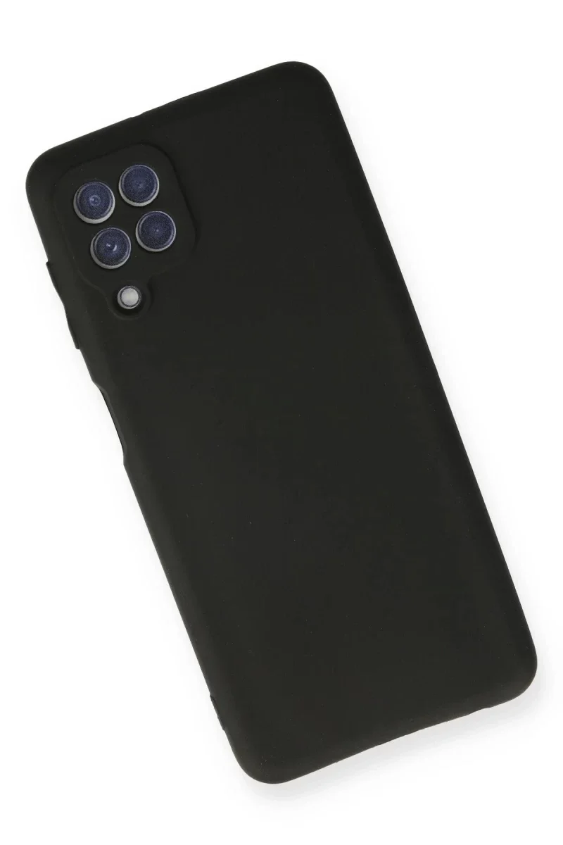 Samsung Galaxy A22 Kılıf First Silikon - Siyah Samsung Galaxy A22 Kılıf First Silikon - Siyah