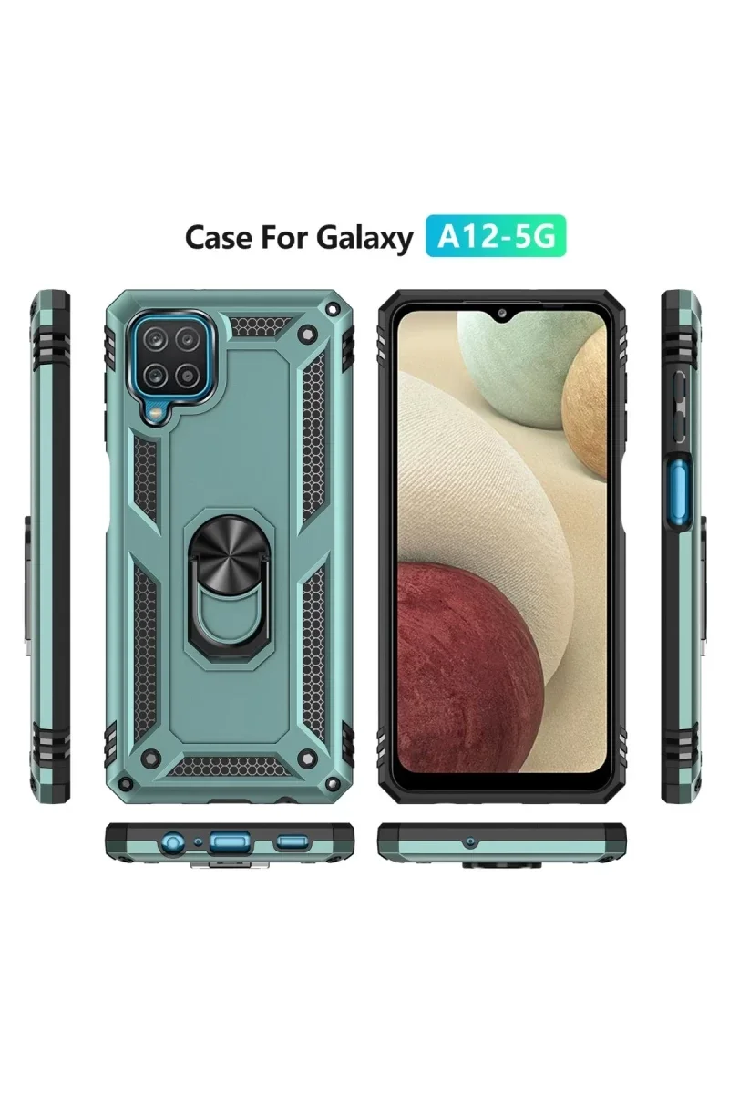 Samsung Galaxy A22 Kılıf Sofya Yüzüklü Silikon Kapak - Yeşil Fiyatı, Yorumları ve Özellikleri