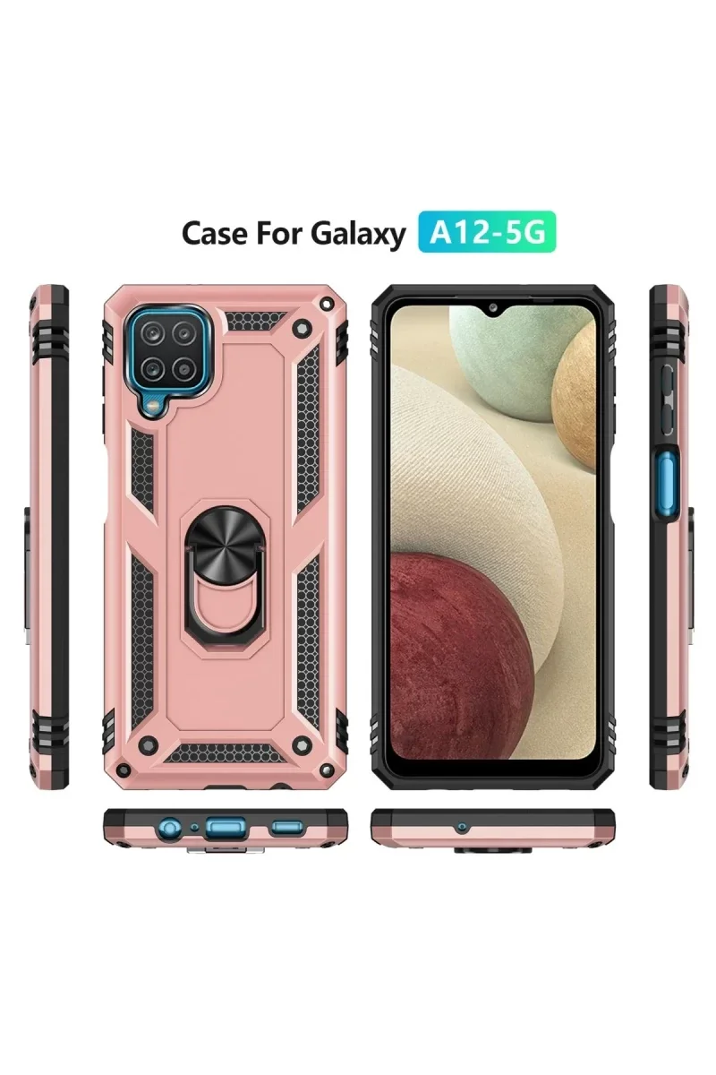 Samsung Galaxy A22 Kılıf Sofya Yüzüklü Silikon Kapak - Rose Fiyatı, Yorumları ve Özellikleri