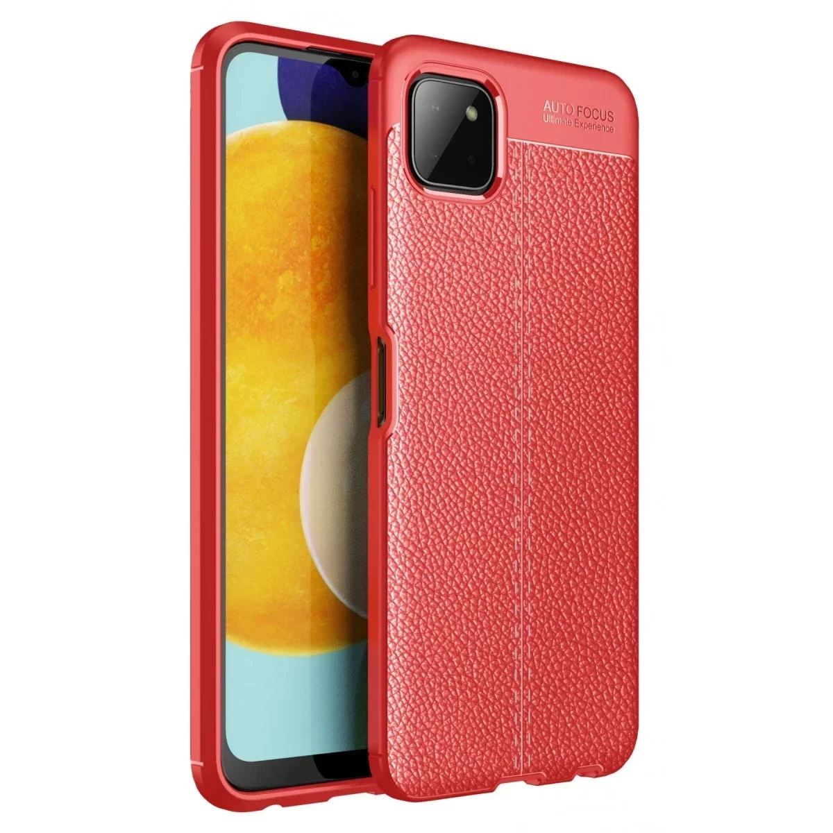 Samsung Galaxy A22 Kılıf Auto Focus Kapak - Kırmızı
