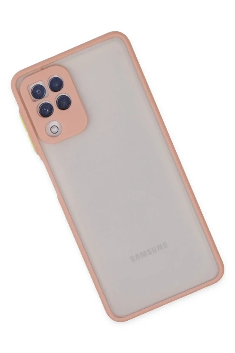 Samsung Galaxy A22 Kılıf Montreal Silikon Kapak - Pembe