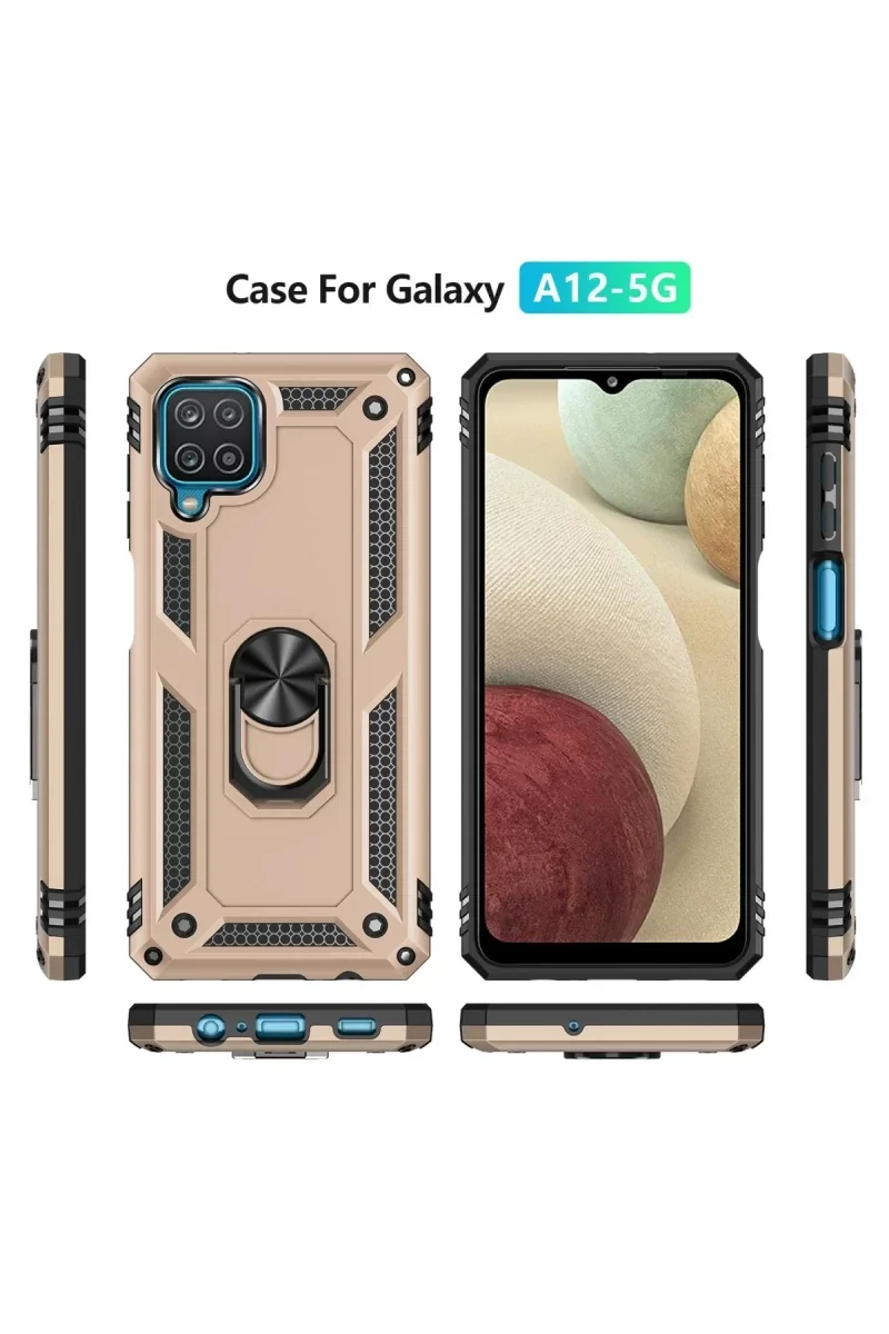 Samsung Galaxy A22 Kılıf Sofya Yüzüklü Silikon Kapak - Gold Fiyatı, Yorumları ve Özellikleri