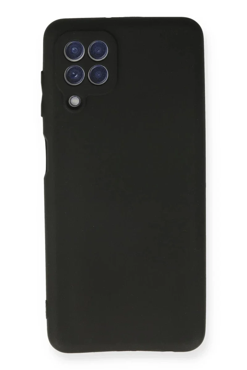 Samsung Galaxy A22 Kılıf First Silikon - Siyah Samsung Galaxy A22 Kılıf First Silikon - Siyah