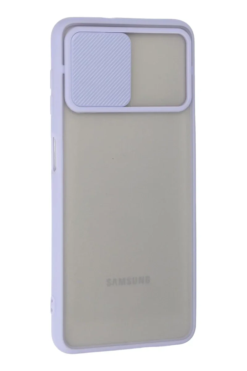 Samsung Galaxy A22 Kılıf Palm Buzlu Kamera Sürgülü Silikon - Lila Fiyatı, Yorumları ve Özellikleri